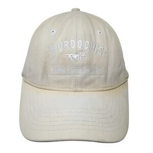 Murdoch's Ranch & Home Supply Baseball Cap Beige One Size Adjustable 6 Panel
